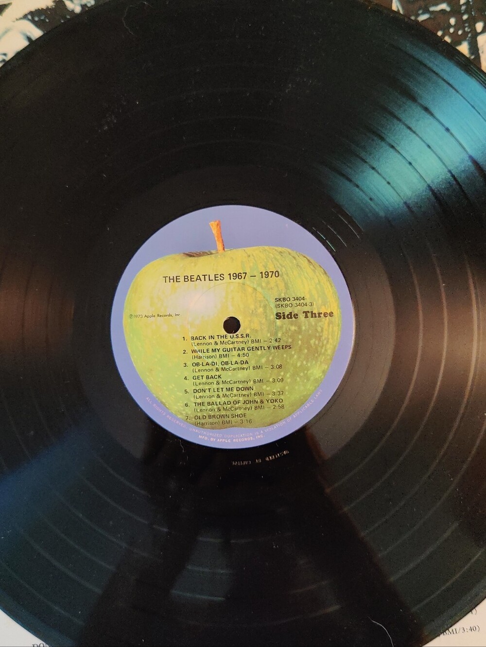 Vintage The Beatles 1967-1970 Apple Records Emi 1973 Vinyl - Picture 4 of 14